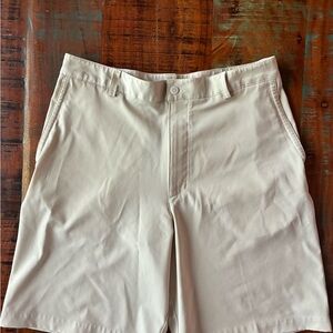 Nike Golf Shorts Dri-FIT Beige Chino Casual Walking Shorts Mens Size 34